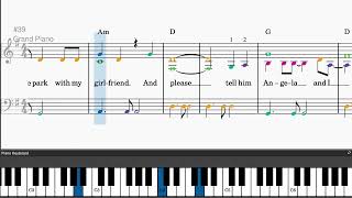 Frank Mills (from 'Hair') by Galt MacDermot - Easy piano tutorials with sheetmusic