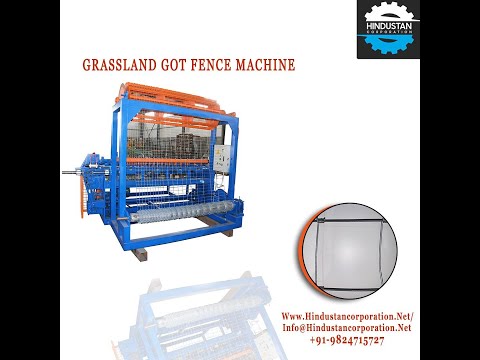 Automatic Grassland Field Mesh Fencing Machine