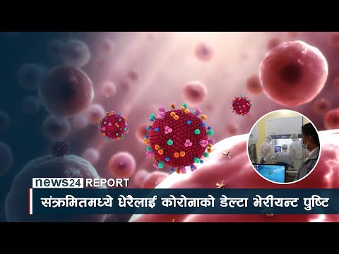 संक्रमितमध्ये धेरैलाई कोरोनाको डेल्टा भेरीयन्ट पुष्टि - NEWS24 TV