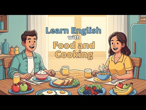 Learn English with Food & Cooking 🍳 | Talk About Meals in English | Beginner Conversation Practice