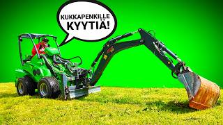 706. Ostin Avantiin lisää työkoneita ja tein pihatöitä
