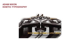 BORIALIS /// Don&#39;t Mean A Thing (Lyric Video)