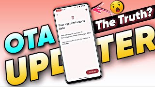 Can You Update Your Custom ROM with OTA Updater? My Test & Experience 🧐 @Craxoid