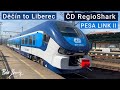 TRIP REPORT | ČD RegioShark | Děčín to Liberec | Pesa Link unit | 1st class