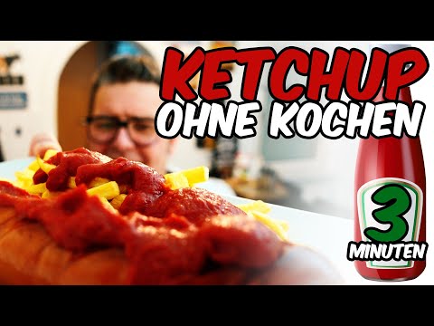 REZEPT: 3 MiNUTEN KETCHUP OHNE KOCHEN ganz einfach und schnell selber machen!