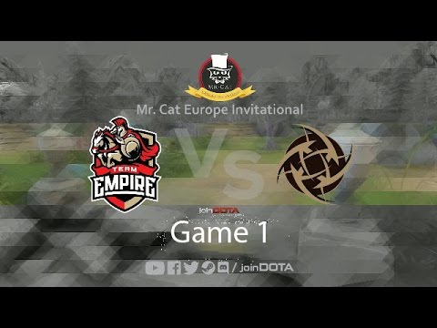 Team Empire vs Ninjas in Pyjamas (Game 1) | Mr. Cat Invitational Europe [ Stage 1, Quarterfinals]