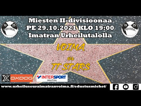 Voima Edustus Miehet - TT Stars, Live, 29.10.2021