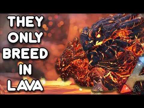 GETTING HIGH LEVEL MAGMASAUR EGGS, HATCHING AND BREEDING | ARK: GENESIS [EP19]