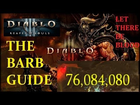 Diablo III RoS - Barbarian 76 Million Crit (HD) Gear, Skill, Stat Overview