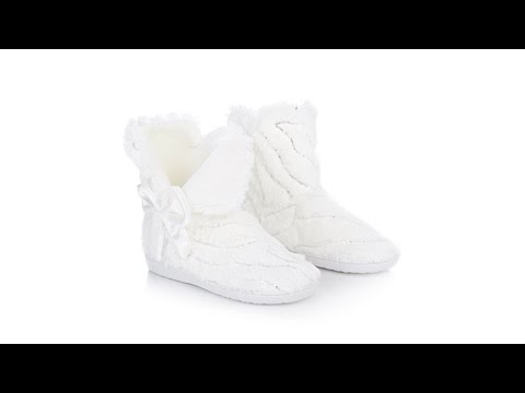 Joan Boyce Joyful Joann Slipper Boot with Bow