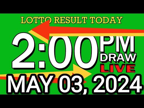 LIVE 2PM LOTTO RESULT TODAY MAY 03, 2024 #2D3DLotto #2pmlottoresultmay03,2024 #swer3result