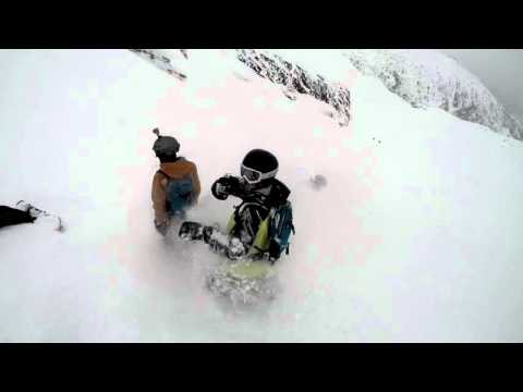 Whistler heli boarding + powder riding on Whistler Blackcomb