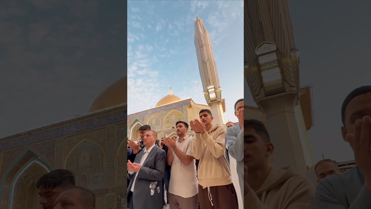 فيديو | صلاةُ عيدِ الفطر المباركِ من جِوارِ مرقدِ نُورِ الأنوارِ المولى أمير المؤمنين عليه السلام