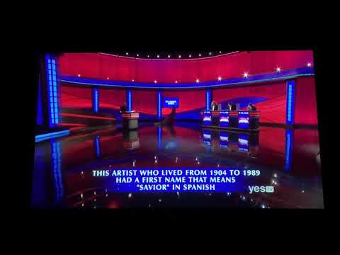 Final Jeopardy, “20th Century Artists” - Mike Upchurch Day 2 (3/4/20)
