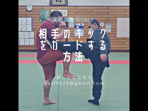 【護身術】相手のキックをガードする方法【女性のための護身術】