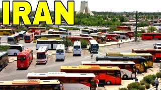 IRAN 🇮🇷 Discovering Bus Terminal in WEST of TEHRAN  + Ticket Pricesایران