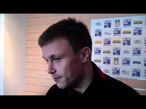 Andy Mangan after the Newport game