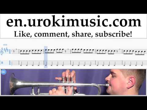 How to Play Trumpet Shakira Can't Remember to Forget You Part#1 Melody School Learn Class Course
