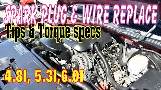 ⫷ Tahoe, Suburban, Yukon, Silverado. Tune Up, Spark Plugs & Wires. 4.8l, 5.3l, 6.0l. w/ Torque ⫸