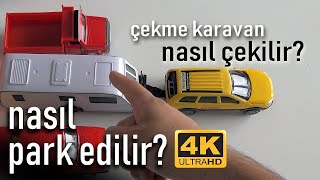 ÇEKME KARAVAN NASIL ÇEKİLİR, NASIL PARK EDİLİR [4K]
