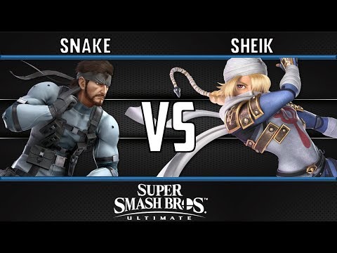 Super Smash Bros. Ultimate - Sheik Vs Snake