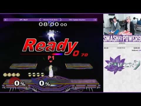 S@P 21 - SPY | MacD (Peach) VS STB | Captain Smuckers (Falcon) SSBM Winners Finals