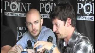105.7 the Point interviews Hunter and Adam at Lollapalooza.