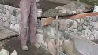Building rock wall