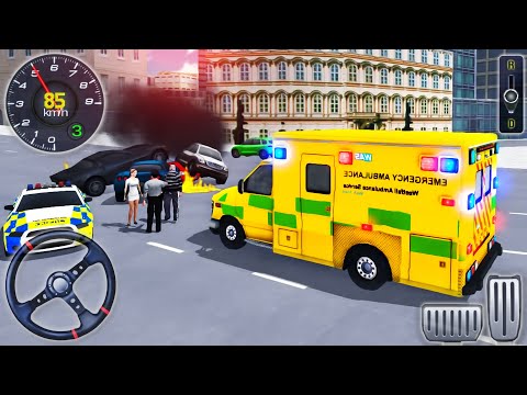 Ambulance Rescue Driver Simulator - Emergency Car Driving Doctor - Android GamePlay