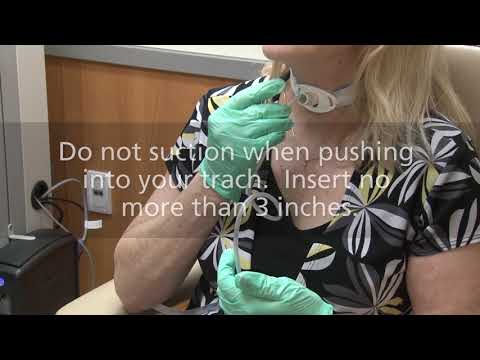 Suctioning your trach
