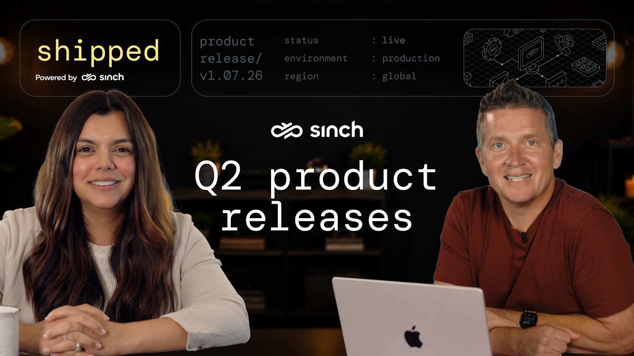 Shipped: Sinch Product Release Showcase | Q2 2026 edition