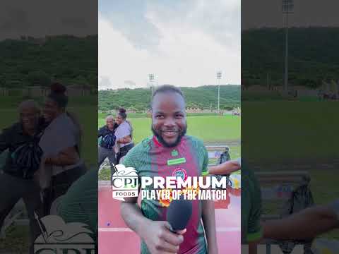 CPJ Premium Player of the Match vs Molynes United: Jourdain Fletcher
