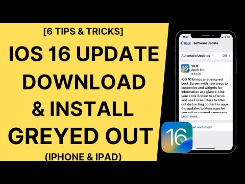 iOS 16.5 Update Download & Install Option Greyed Out On iPhone