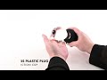 Gender X Evolved Crystal Ball Plug - Clear Silicone Base, Smooth Plastic Shape