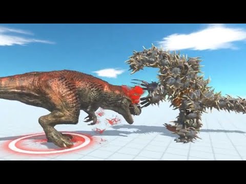 Death Match Trex Godzilla Death Run Skeleton Trex Dragon Fight ARBS Animal Revolt Battle Simulator