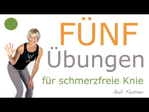 5️⃣ Übungen für schmerzfreie Knie in 10 min. | ohne Geräte, im Stehen