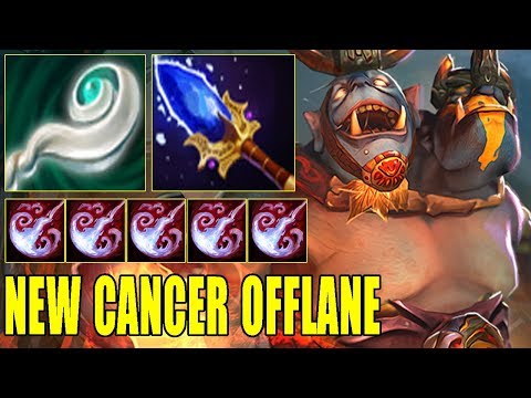 New Cancer [Orge Magi] Offlane Scepter Unlimited Stun Crazy Game (HighLights Dota2 7.25)