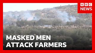 Download lagu Jewish settlers attack Palestinian olive farmers in West Bank | BBC News mp3 Download lagu Jewish settlers attack Palestinian olive farmers in West Bank | BBC News mp3