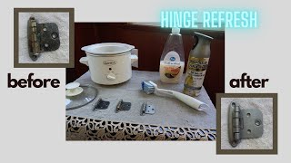 CLEANING YOUR KITCHEN HARDWARE | Use a crock pot to refinish your cabinet hinges and hardware
