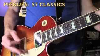 Video thumbnail for GUITAR TONE - Gibson Pickup Shootout: 57 Classic Plus vs Burstbucker Pro by jAMMAN798