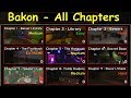 SOLO MODE | Roblox Bakon - All Chapters (1- 9) + All Knife Locations