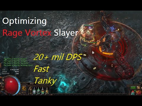 Optimizing Rakiata's Rage Vortex Slayer - Path of Exile 3.22 Trials of the Ancestors