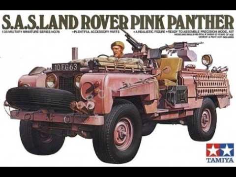 Tamiya  -  1:35 S.A.S Pink Panther Land Rover -  Complete Build Step By Step