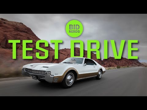 1966 Oldsmobile Toronado Test Drive on Las Vegas Blvd for BaT