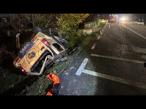 Accident urmat de incendiu în Făurești 