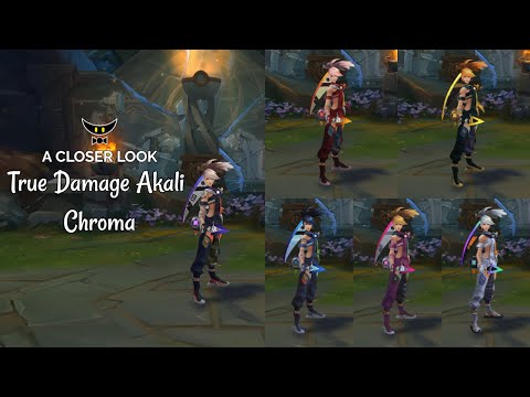 True Damage Akali Chroma