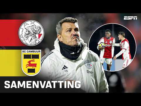 🌟 JONGSTE DOELPUNTENMAKER Jong Ajax OOIT bij DEBUUT García 🇪🇸 | Samenvatting Jong Ajax - SC Cambuur