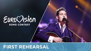 Douwe Bob - Slow Down (The Netherlands) First Rehearsal