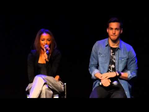 Chris Wood and Kat Graham at Bloody Night Con Brussels 3
