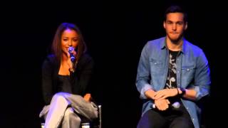 Chris Wood and Kat Graham at Bloody Night Con Brussels 3